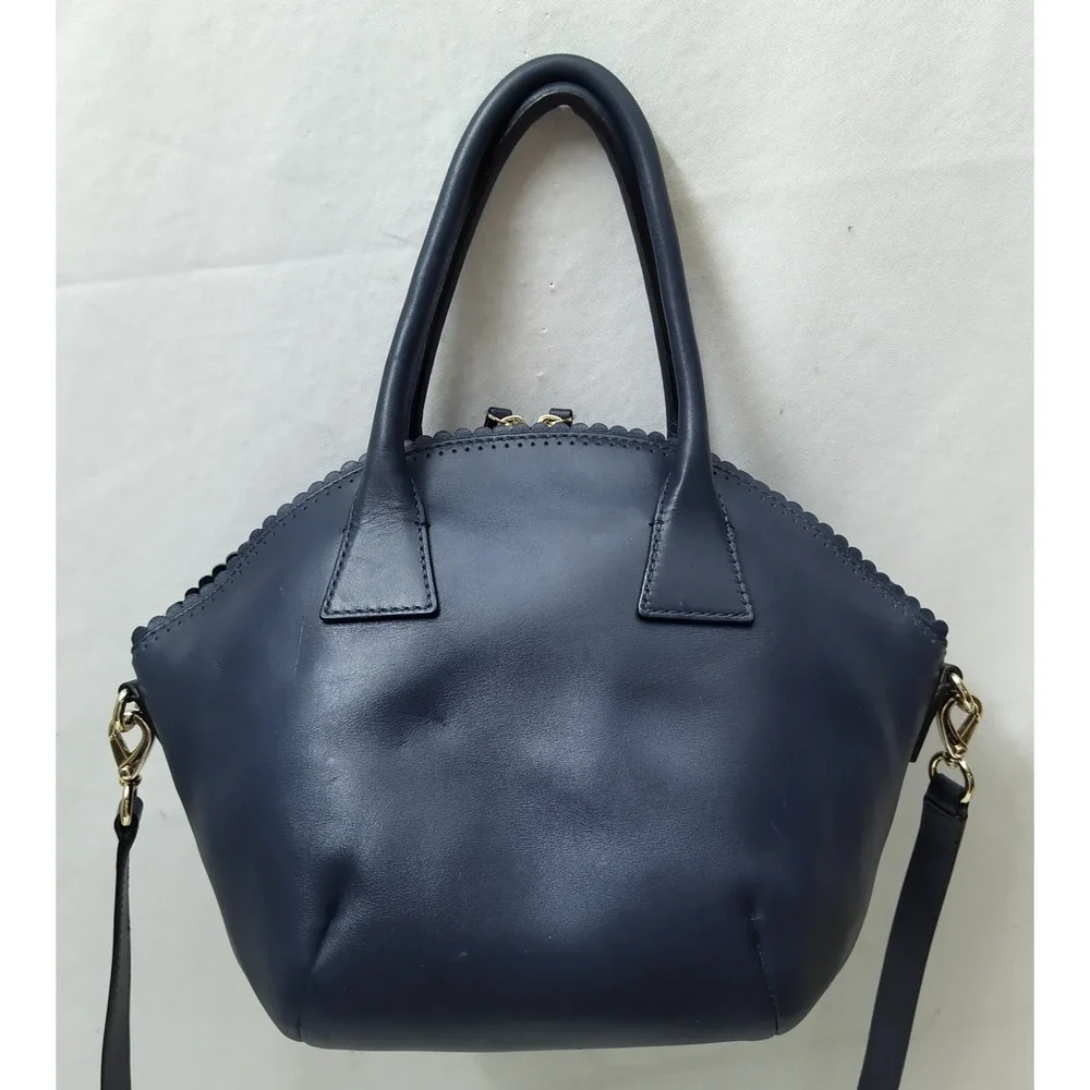 Kate Spade Palm Springs Maggie Midnight Blue Satchel Bag